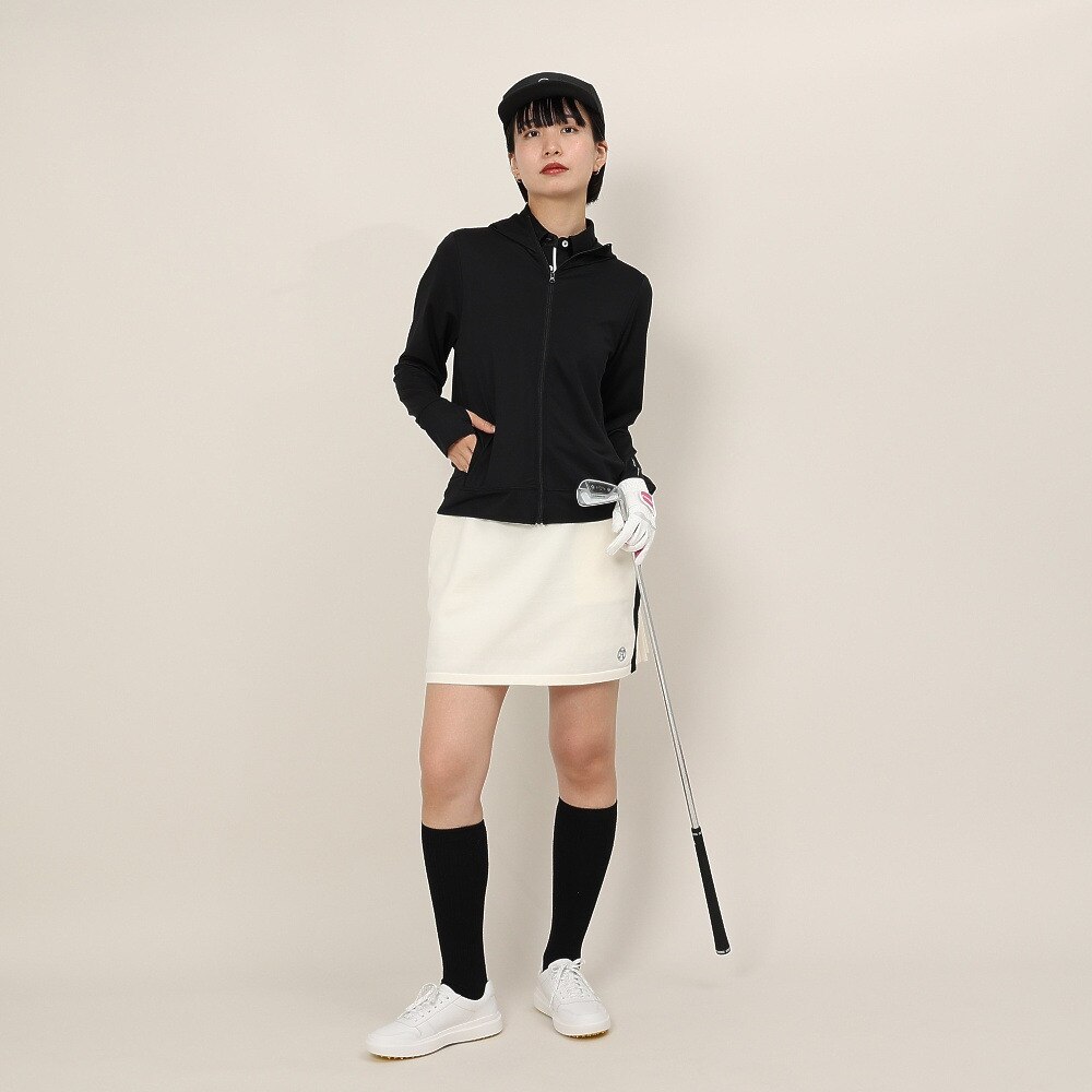 トミーアーマー（Tommy Armour）（レディース）ゴルフウェア 軽量 UV 長袖パーカー TAGC25S070020 BLK