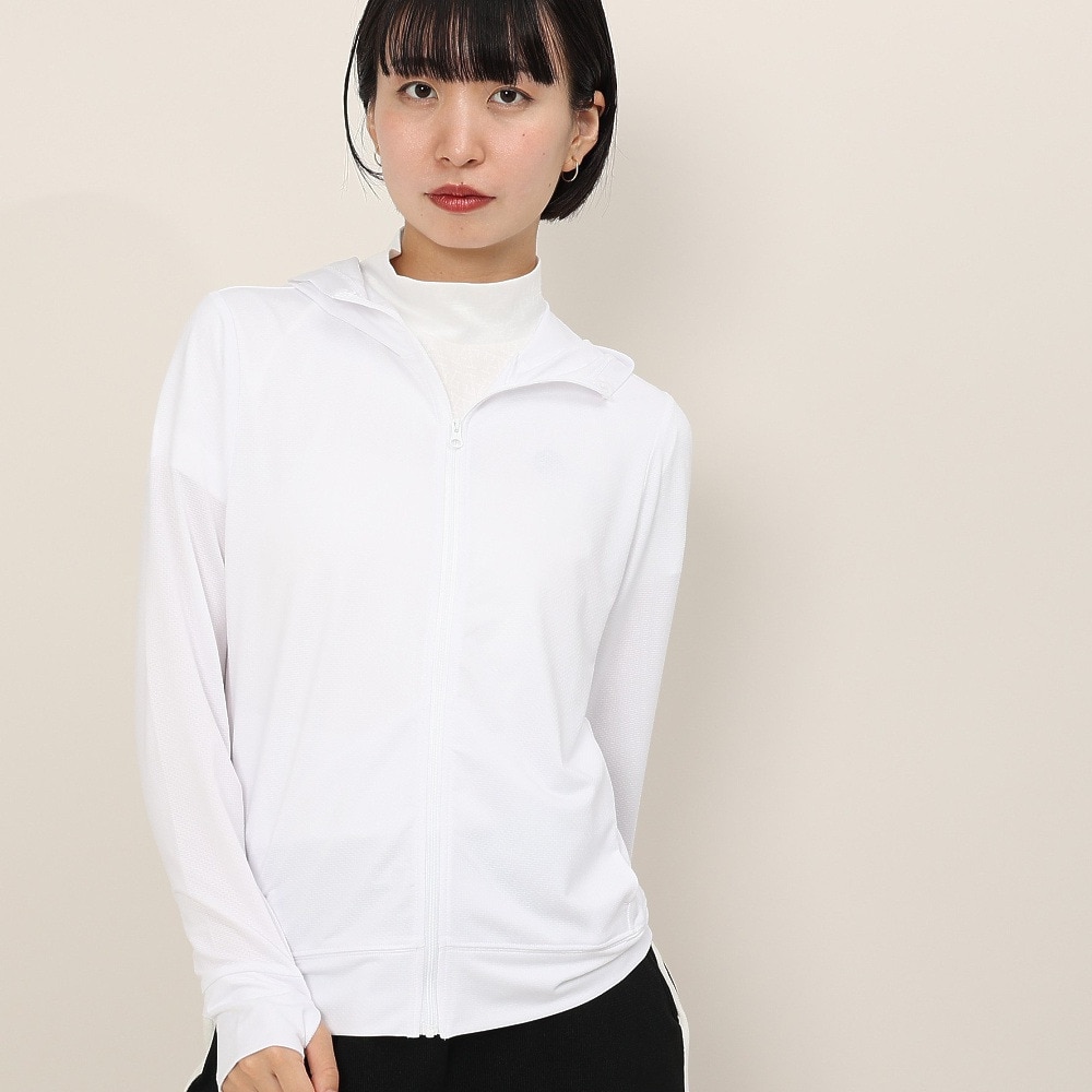 トミーアーマー（Tommy Armour）（レディース）ゴルフウェア 軽量 UV 長袖パーカー TAGC25S070020 WHT
