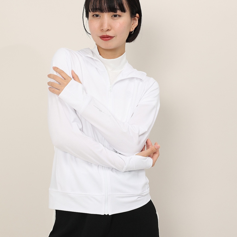 トミーアーマー（Tommy Armour）（レディース）ゴルフウェア 軽量 UV 長袖パーカー TAGC25S070020 WHT