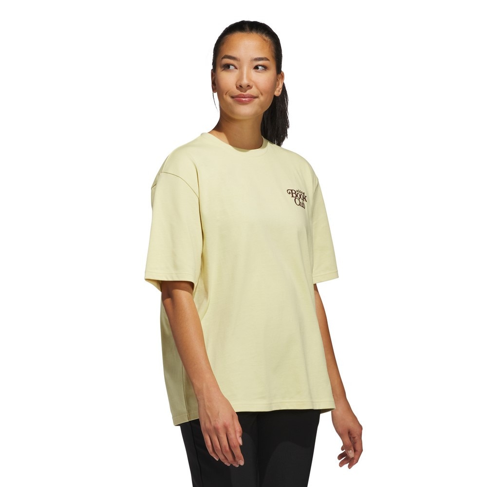 アディダス（adidas）（レディース）ゴルフウェア ビヨンド ザ コース ルーズ オーバーサイズ プリントTシャツ KSJ29-JI9498YEL