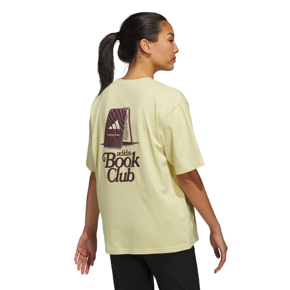 アディダス（adidas）（レディース）ゴルフウェア ビヨンド ザ コース ルーズ オーバーサイズ プリントTシャツ KSJ29-JI9498YEL