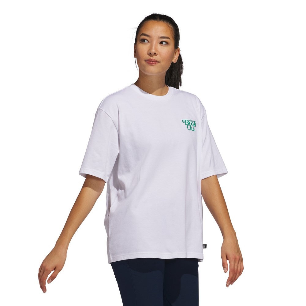 アディダス（adidas）（レディース）ゴルフウェア ビヨンド ザ コース ルーズ オーバーサイズ プリントTシャツ KSJ29-JI9500W