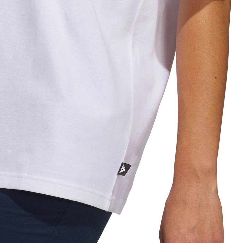 アディダス（adidas）（レディース）ゴルフウェア ビヨンド ザ コース ルーズ オーバーサイズ プリントTシャツ KSJ29-JI9500W
