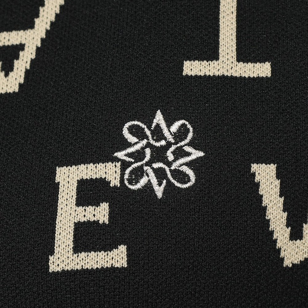 セントアンドリュース（ST.ANDREWS）（レディース）ゴルフウェア 14Gロゴジャガード 長袖 フルジップニット 043-5272054-010