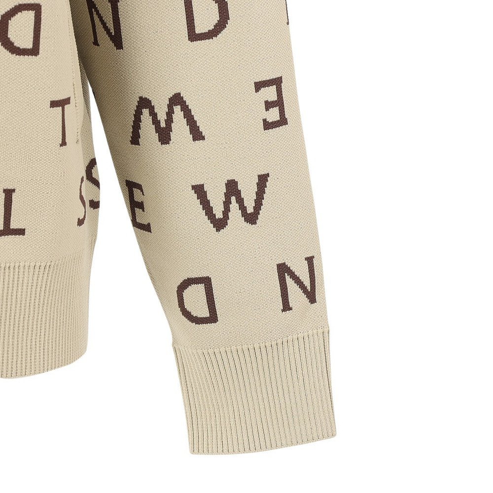 セントアンドリュース（ST.ANDREWS）（レディース）ゴルフウェア 14Gロゴジャガード 長袖 フルジップニット 043-5272054-040