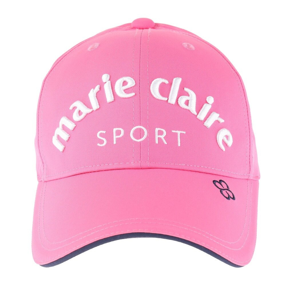 マリ・クレール スポール（marie claire sport）（レディース）ゴルフ マスク用ボタン付きキャップ 731-953X -PK