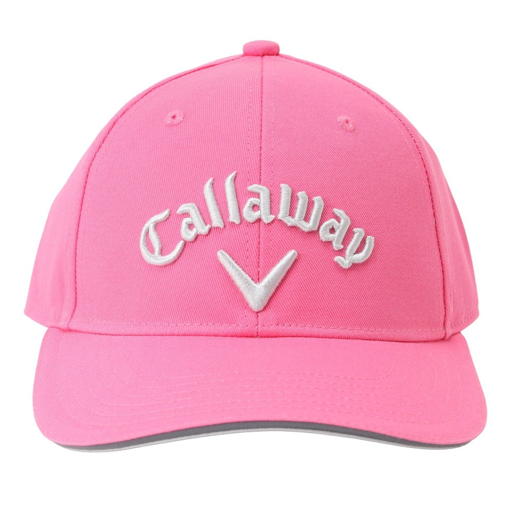 キャロウェイ（CALLAWAY）（レディース）ゴルフ 吸汗 速乾 帽子 Basic Cap WM 22 JM C22990203-1091