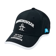 マンシングウエア（MUNSING WEAR）（レディース）ゴルフ ウエーブカットコットンツイルキャップ MGCUJC20CH BK00