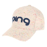 ピン（PING）（レディース）ゴルフ ネップキャップ HW-L2203 Ivory 36450