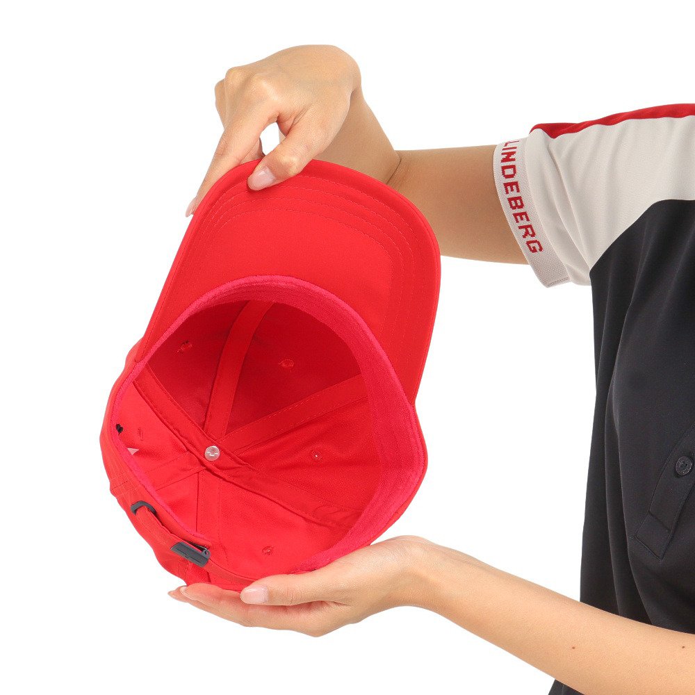 J.LINDEBERG（レディース）ゴルフ ブリッジロゴキャップ 073-57811-063