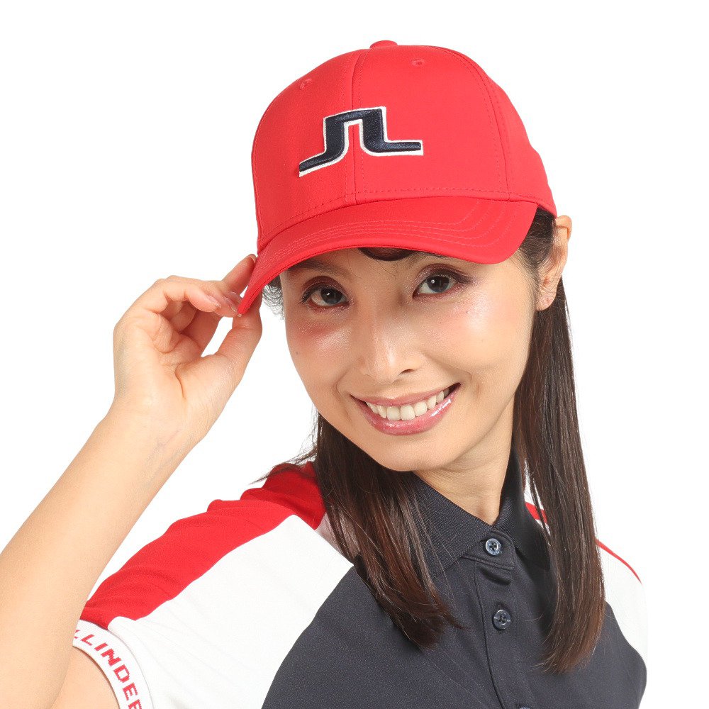J.LINDEBERG（レディース）ゴルフ ブリッジロゴキャップ 073-57811-063