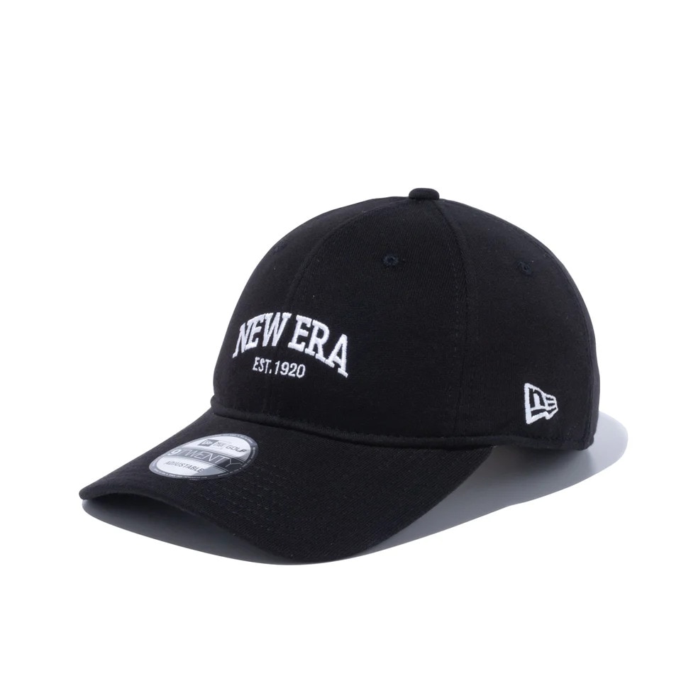NEW ERA ロングバイザー スウェットアーチロゴ BLK 13327828 Ｆ 90 衣料小物 帽子キャップの画像