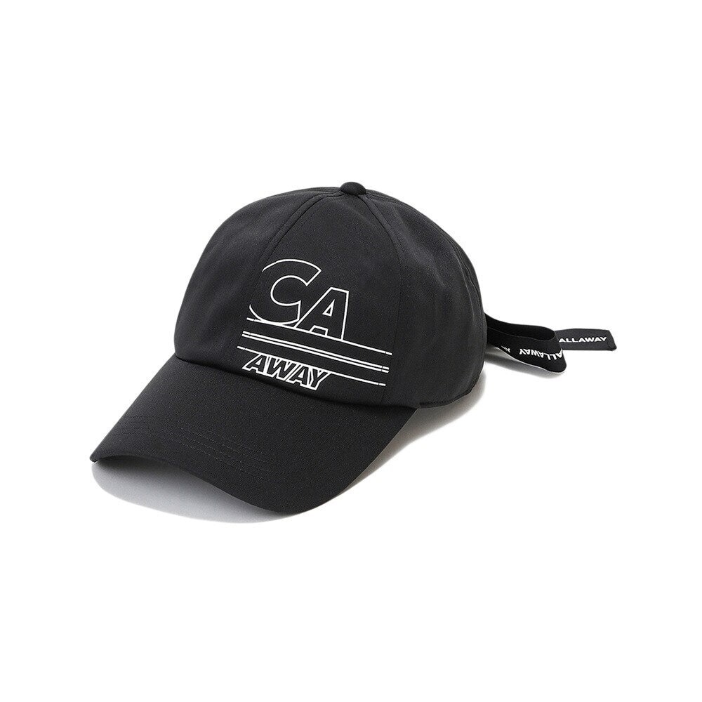 キャロウェイ リボン付きロゴプリントキャップ C22291203-1010 ＦＦ 90 衣料小物 帽子キャップの大画像