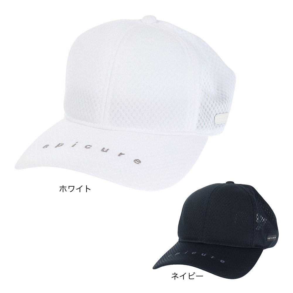 エピキュール（epicure）（メンズ、レディース）ゴルフ 吸汗 速乾 帽子 キャップ 153-58460-098