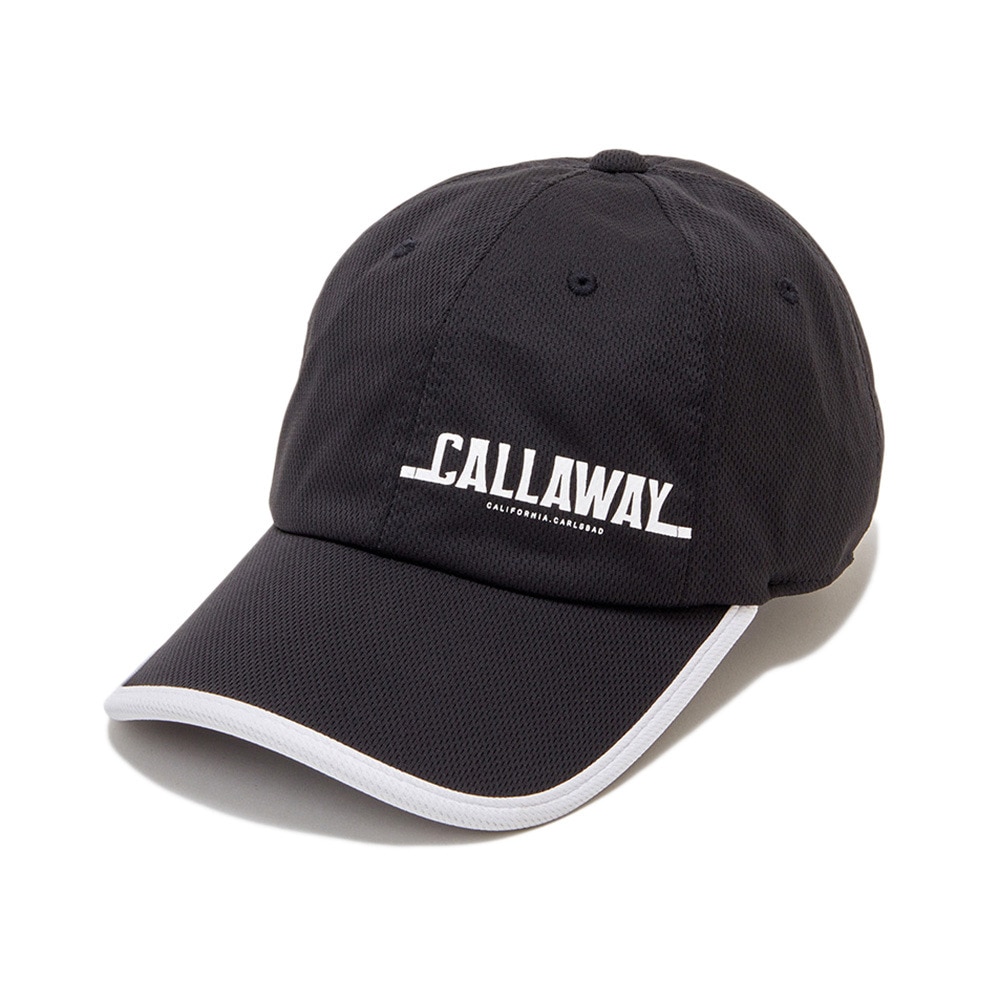 キャロウェイ（CALLAWAY）（レディース）ゴルフ 吸汗 速乾 ロゴプリントキャップ C23191200-1010