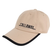 キャロウェイ（CALLAWAY）（レディース）ゴルフ 吸汗 速乾 ロゴプリントキャップ C23191200-1040