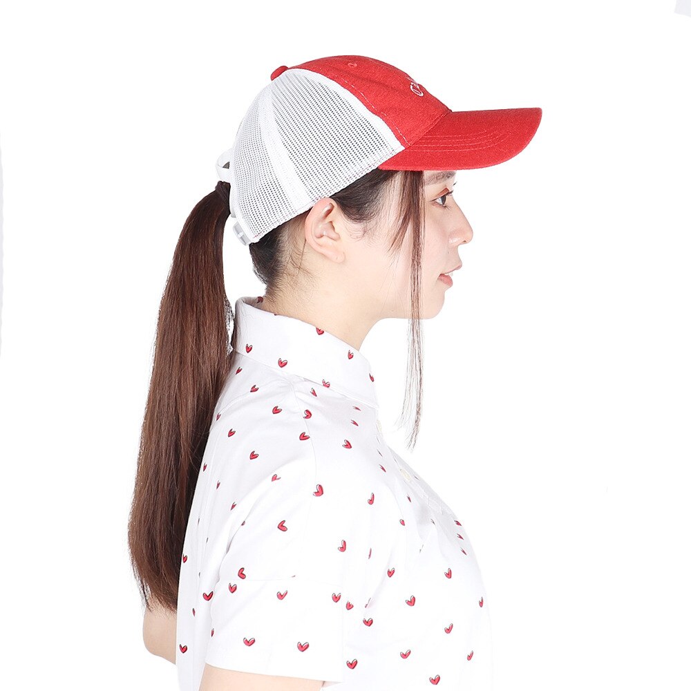 キャロウェイ（CALLAWAY）（レディース）ゴルフ ポニーテールキャップ ラブキャロウェイ 帽子 メッシュ C23191208-1100