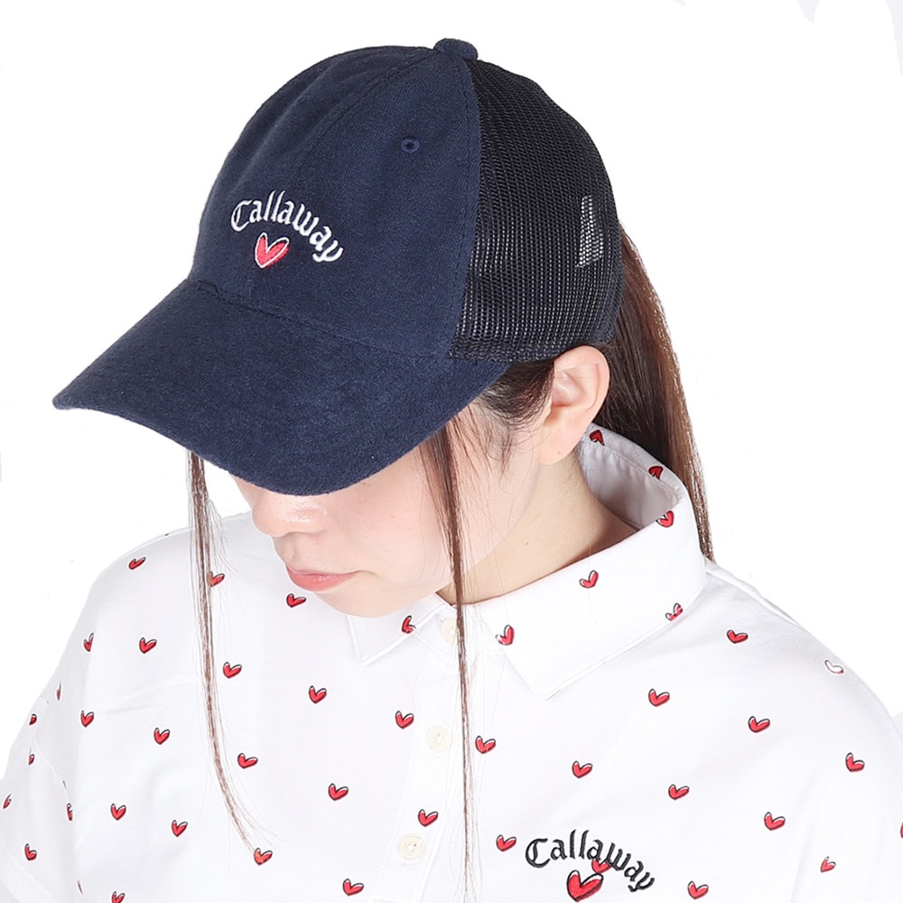 キャロウェイ（CALLAWAY）（レディース）ゴルフ ポニーテールキャップ ラブキャロウェイ 帽子 メッシュ C23191208-1120