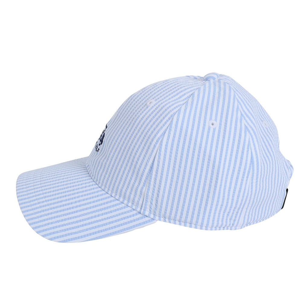 アディダス（adidas）（レディース）ゴルフ 吸汗 シアサッカー ストライプキャップ MGR62-HT5770