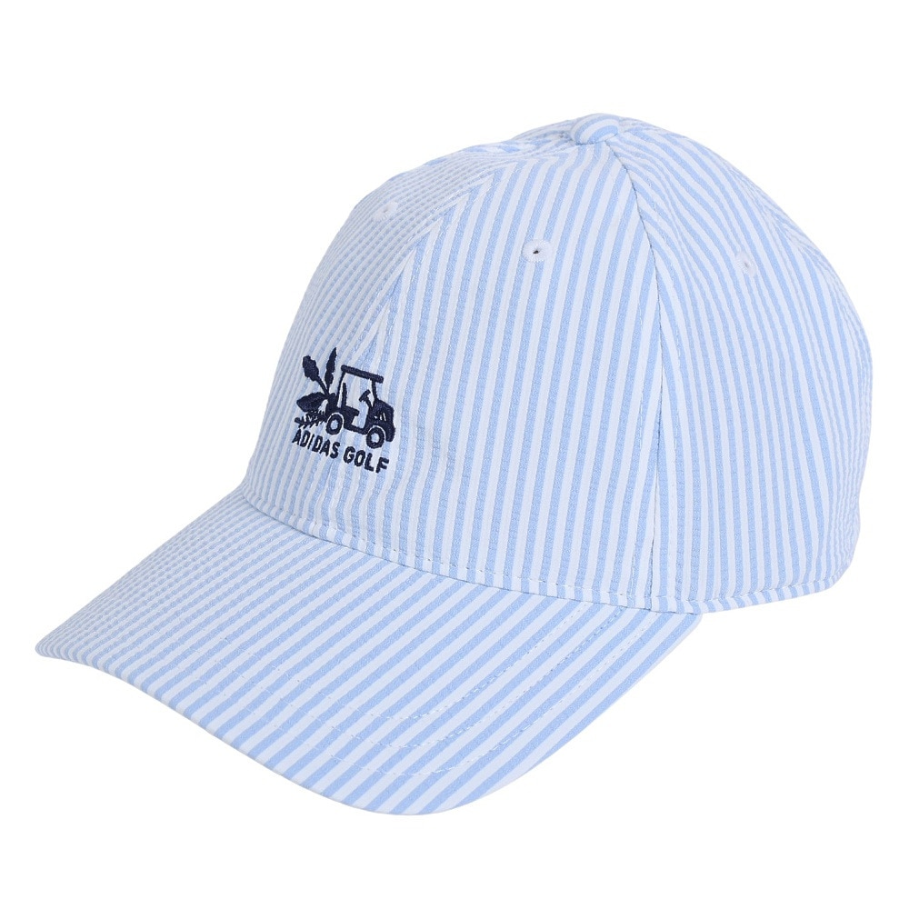 ＜ヴィクトリアゴルフ＞ ａｄｉｄａｓ（並） シアサッカー ストライプキャップ MGR62-HT5770 Ｆ 113 衣料小物 帽子キャップ