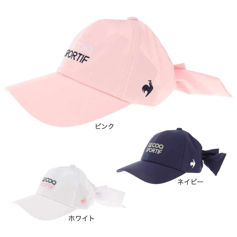 ルコックゴルフ（レディース）ゴルフ 吸汗 速乾 抗菌 防臭 ポニーテールキャップ QGCVJC03W NV00