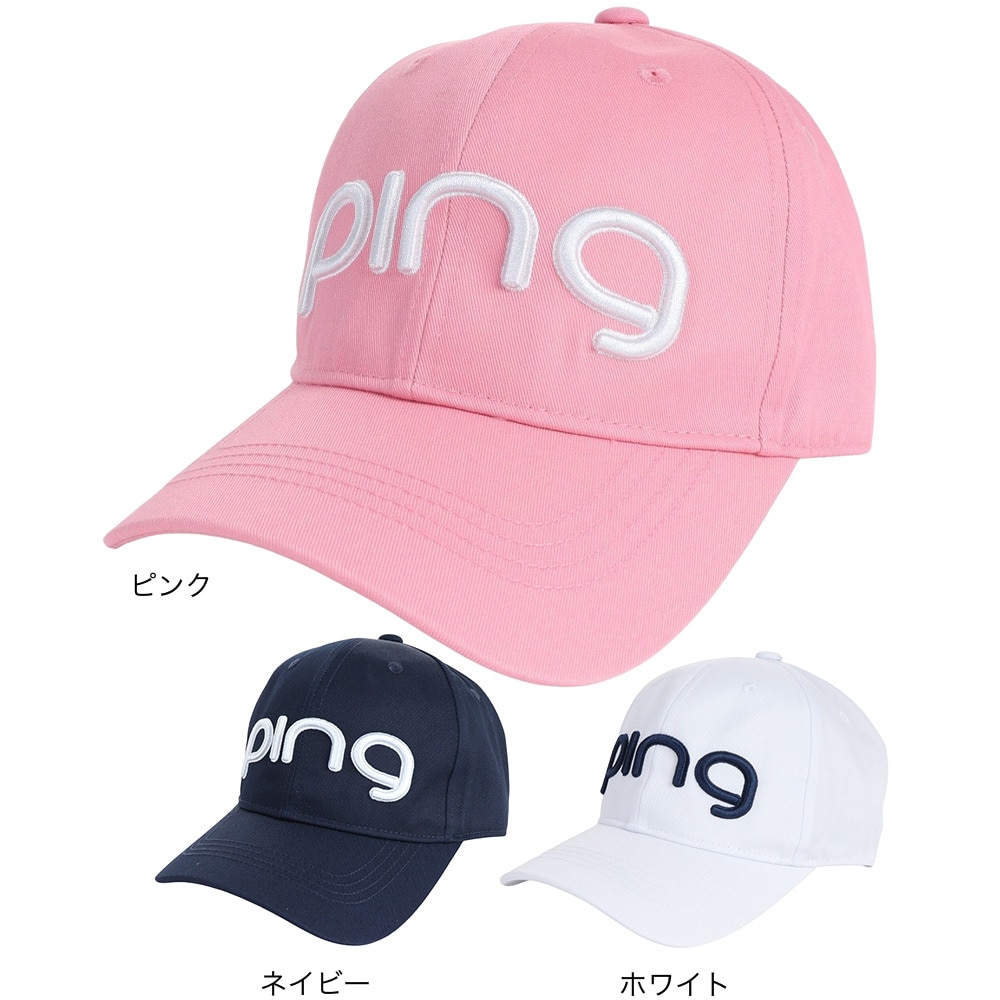 ピン（PING）（レディース）ゴルフ デオゼロ ツアーキャップ HW-L2301 DEO.0 CAP WH 36812