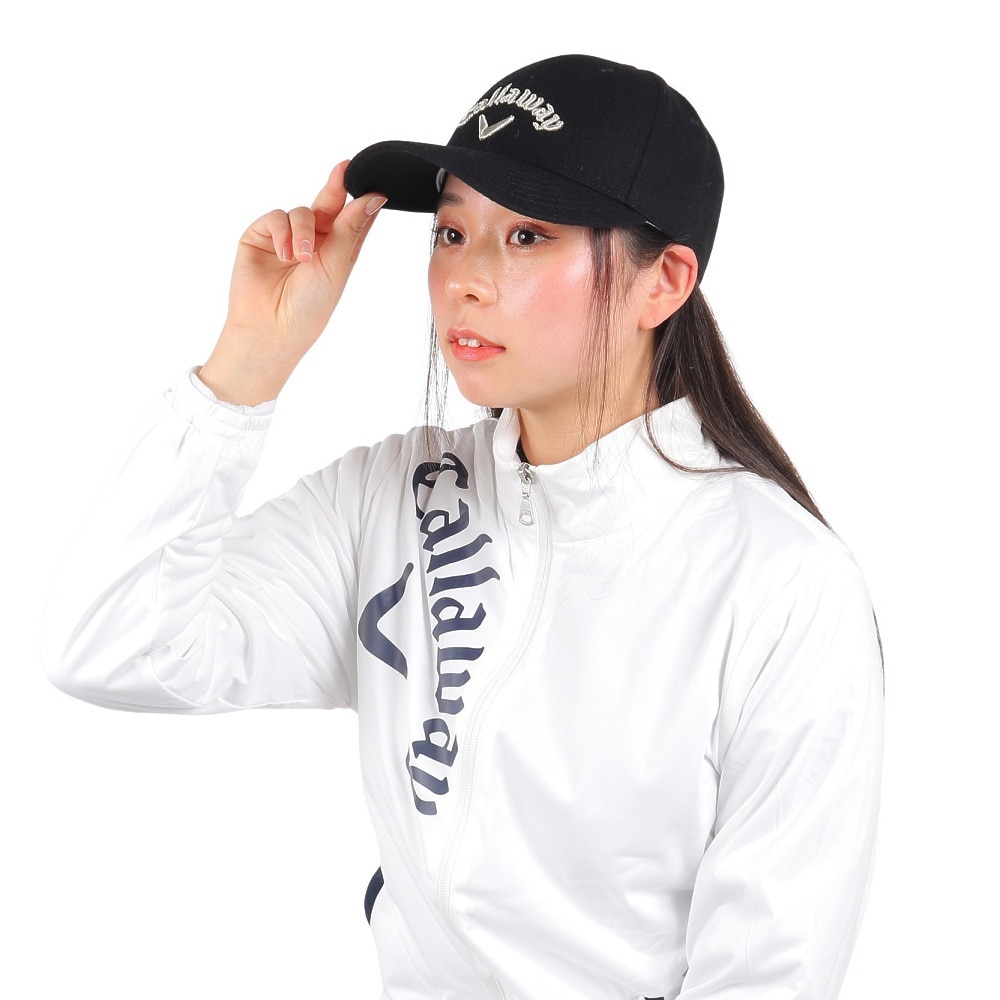 キャロウェイ（CALLAWAY）（レディース）ゴルフ 吸汗速乾 フランネルキャップ C23291205-1010