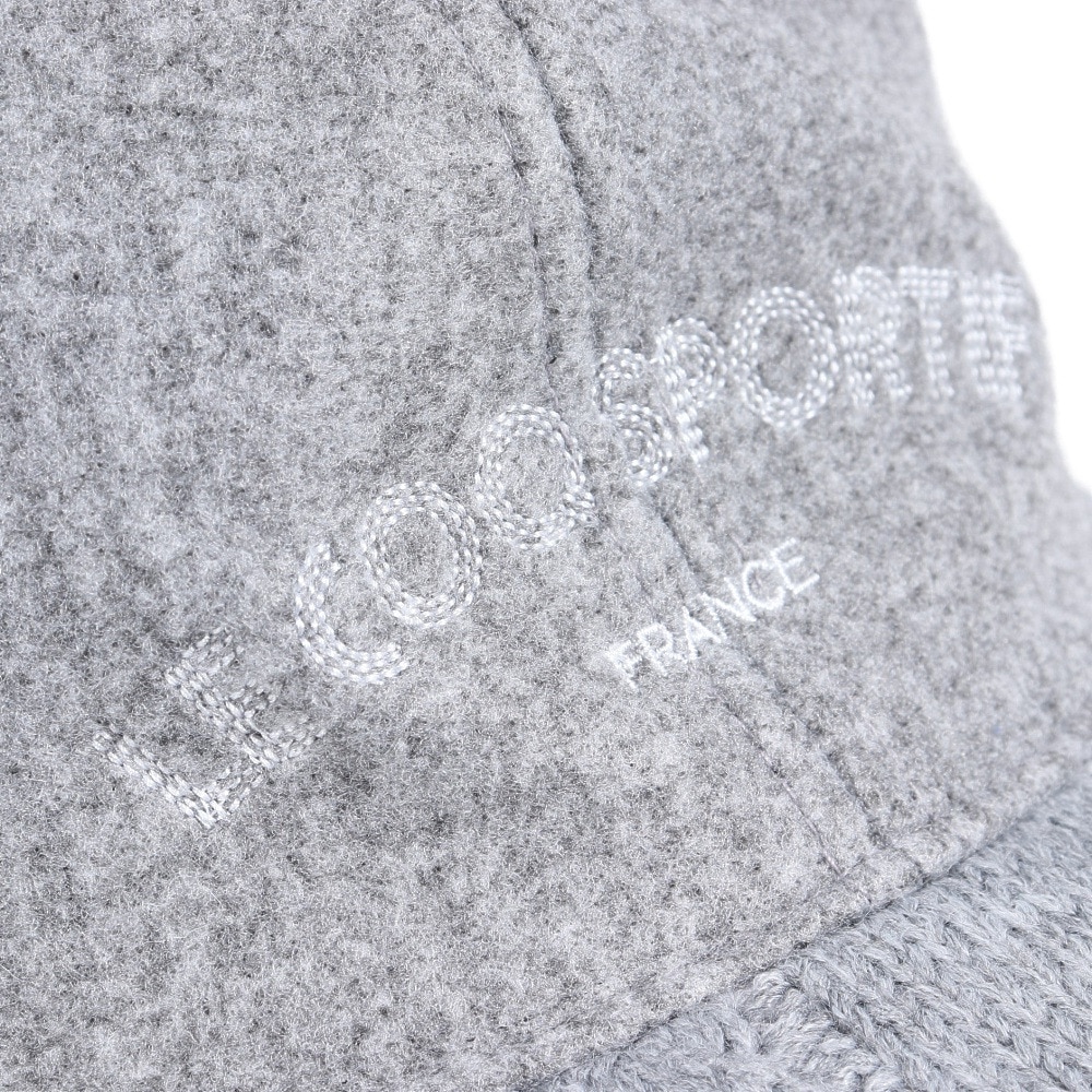 ルコックスポルティフ（lecoqsportif）（レディース）ゴルフ 防寒 保温 ヒートナビ ポンポン付きキャップ QGCWJC07 GY00
