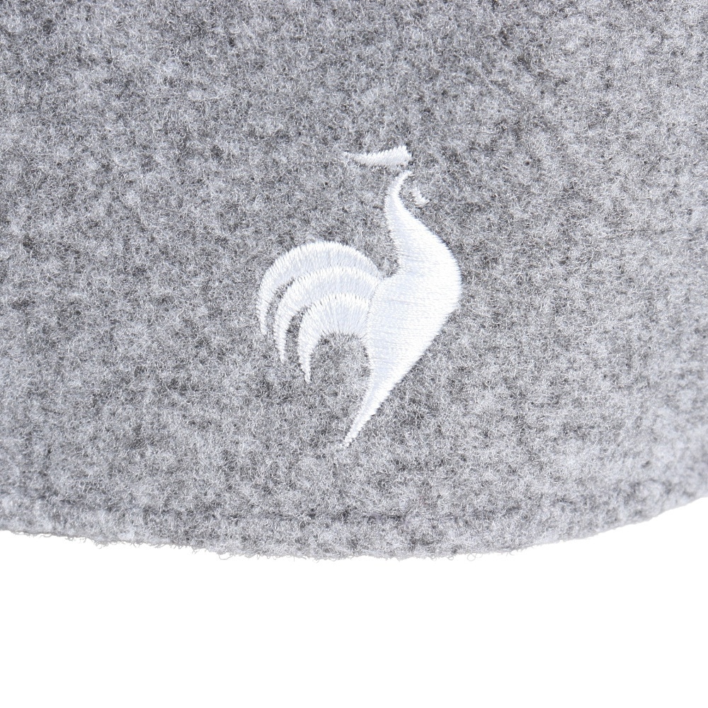 ルコックスポルティフ（lecoqsportif）（レディース）ゴルフ 防寒 保温 ヒートナビ ポンポン付きキャップ QGCWJC07 GY00