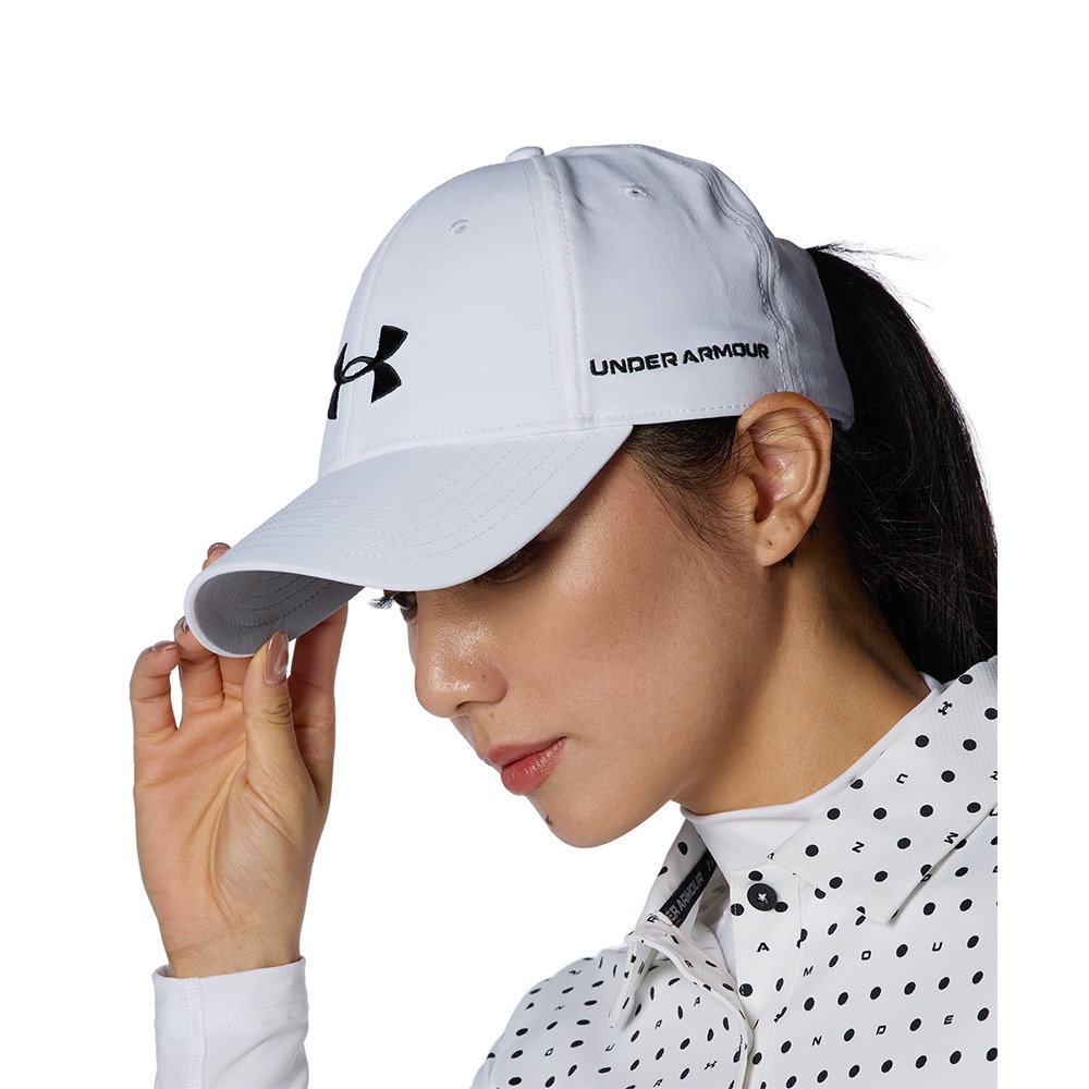 アンダーアーマー（UNDER ARMOUR）（レディース）ゴルフ 撥水 Driver Adj キャップ 1384854 100