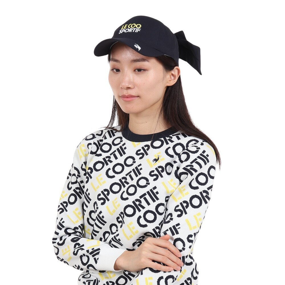 ルコックスポルティフ（lecoqsportif）（レディース）ゴルフ 帽子 ポニーテールキャップ QGCWJC00W NV00