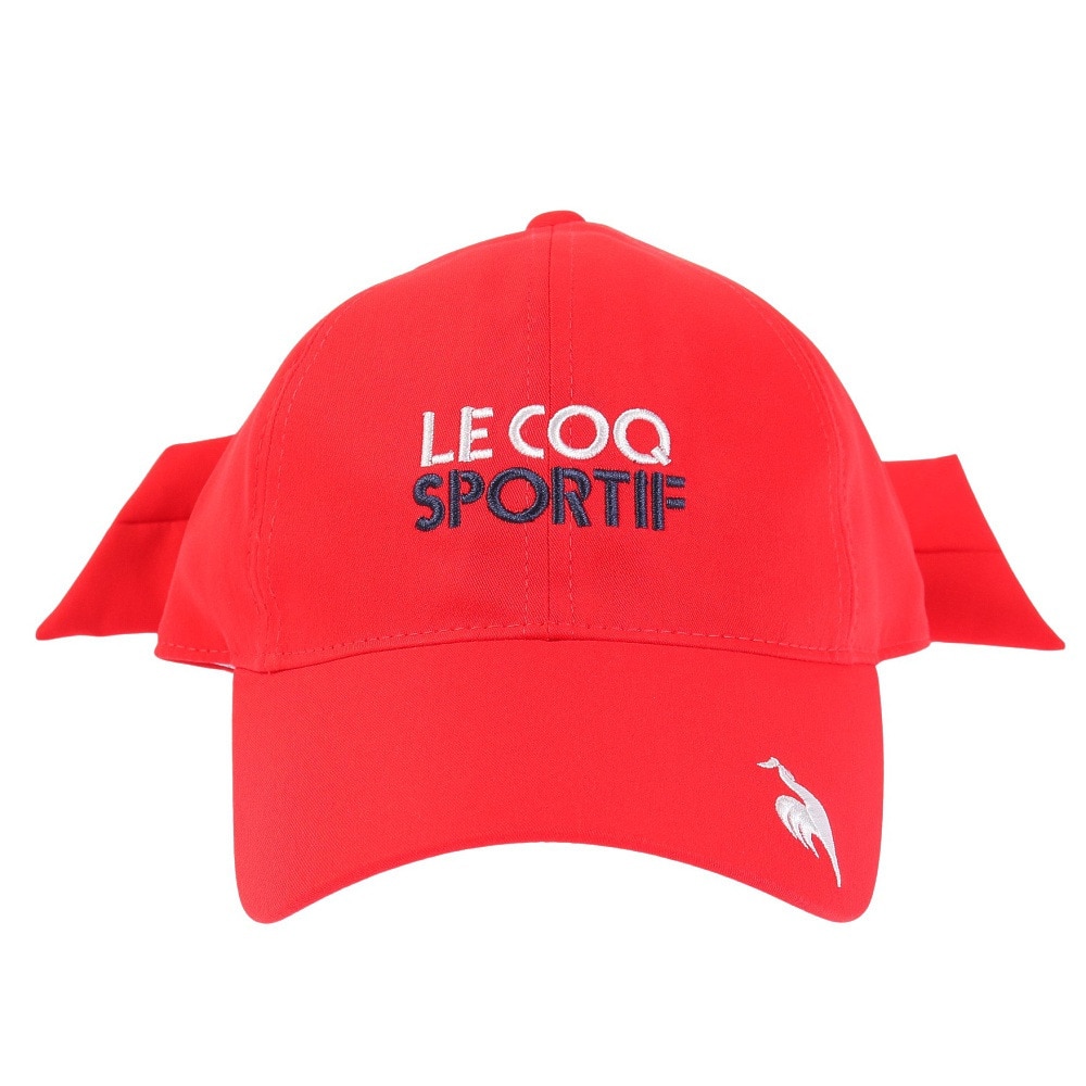 ルコックスポルティフ（lecoqsportif）（レディース）ゴルフ ポニーテールキャップ QGCWJC00W RD00