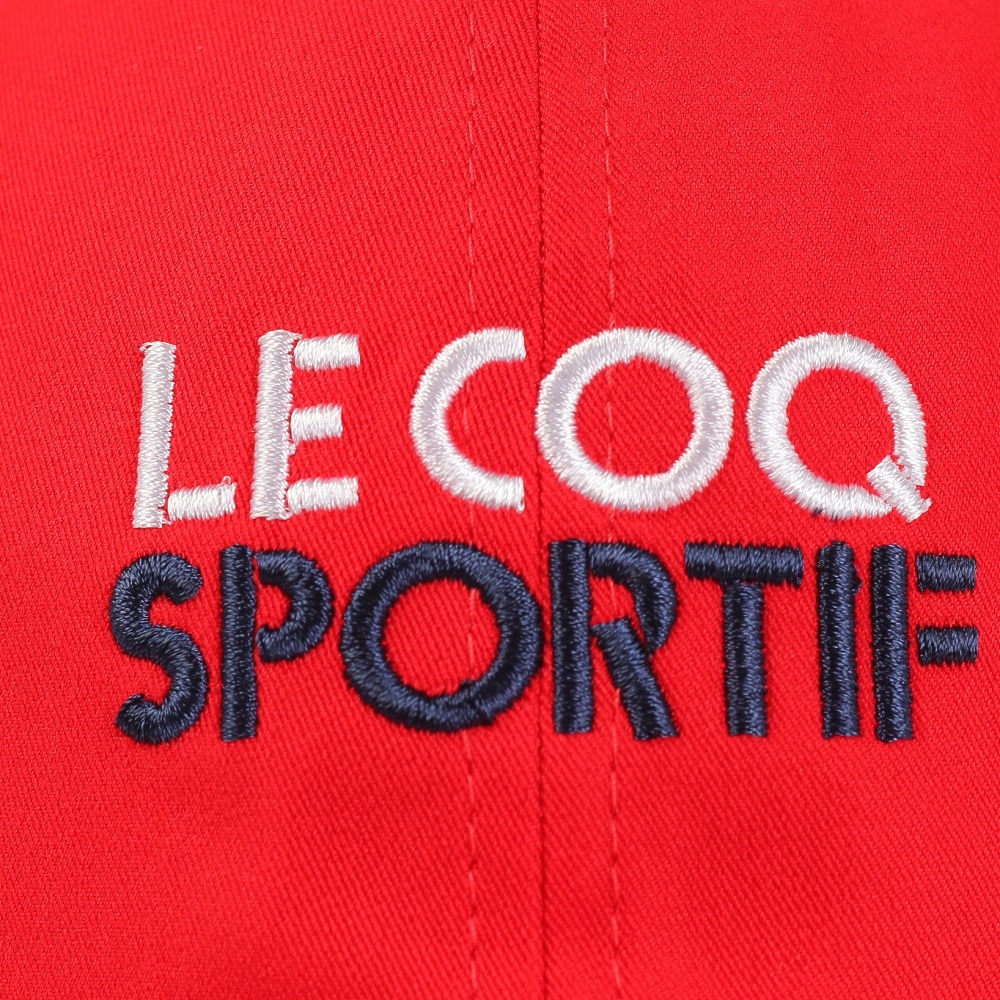 ルコックスポルティフ（lecoqsportif）（レディース）ゴルフ ポニーテールキャップ QGCWJC00W RD00