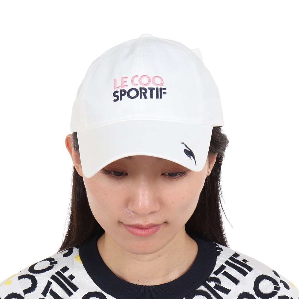 ルコックスポルティフ（lecoqsportif）（レディース）ゴルフ 帽子 ポニーテールキャップ QGCWJC00W WH00