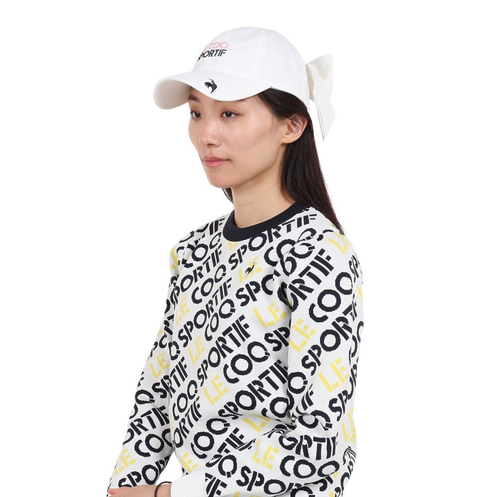 ルコックスポルティフ（lecoqsportif）（レディース）ゴルフ 帽子 ポニーテールキャップ QGCWJC00W WH00