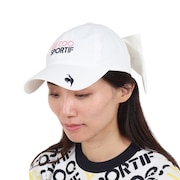 ルコックスポルティフ（lecoqsportif）（レディース）ゴルフ 帽子 ポニーテールキャップ QGCWJC00W WH00