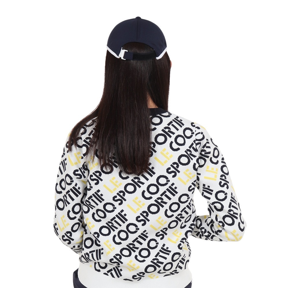 ルコックスポルティフ（lecoqsportif）（レディース）ゴルフ 吸汗速乾 抗菌防臭 帽子 ロゴエンボスキャップ QGCWJC01 NV00