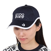 ルコックスポルティフ（lecoqsportif）（レディース）ゴルフ 帽子 ロゴエンボスキャップ QGCWJC01 NV00