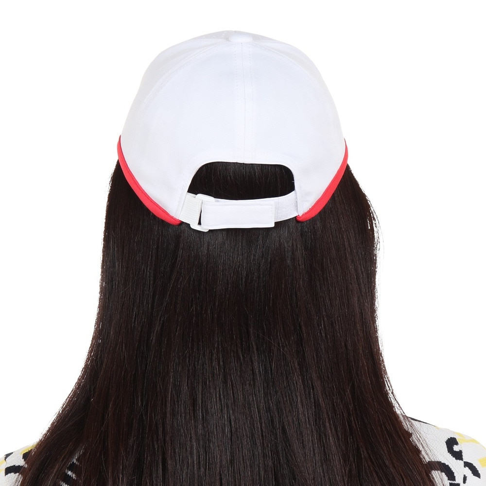 ルコックスポルティフ（lecoqsportif）（レディース）ゴルフ 吸汗速乾 抗菌防臭 帽子 ロゴエンボスキャップ QGCWJC01 WH00