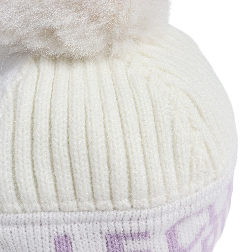 ルコックスポルティフ（lecoqsportif）（レディース）ゴルフ ヒートナビ ポンポン付きキャップ QGCWJC07 WH00
