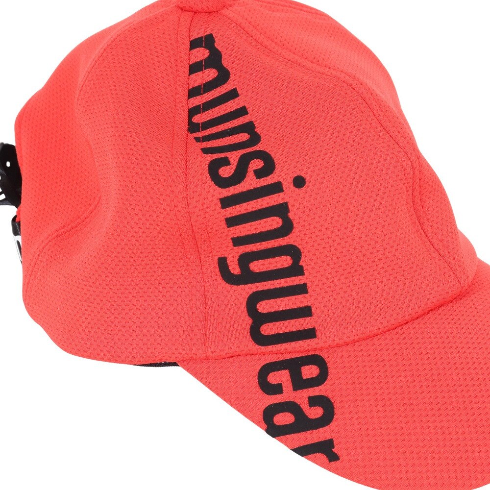 マンシングウエア（MUNSING WEAR）（レディース）リボン付き ストレッチキャップ MECWJC00W RD00
