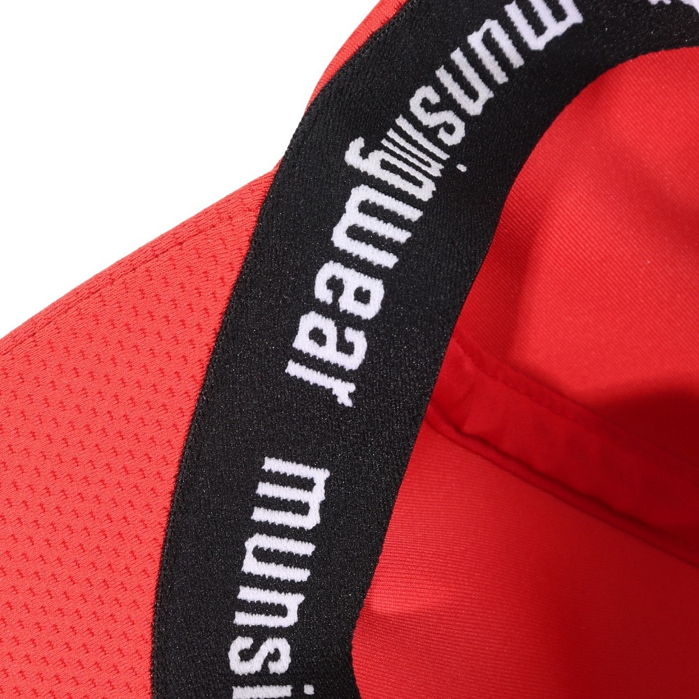 マンシングウエア（MUNSING WEAR）（レディース）リボン付き ストレッチキャップ MECWJC00W RD00