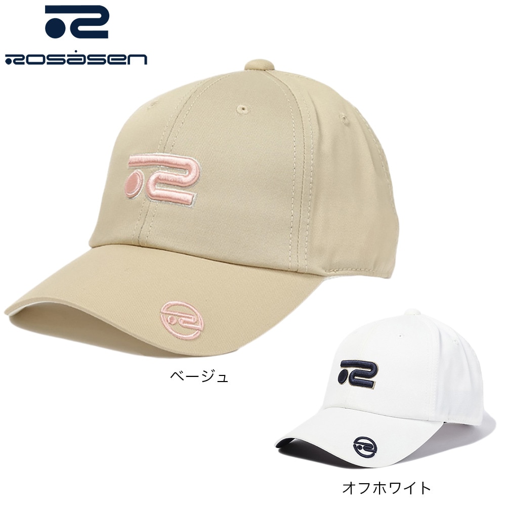 ROSASEN（レディース）ゴルフ 定番ツイルキャップ 046-51261-052
