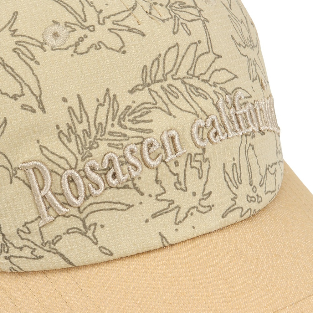 ROSASEN（レディース）ゴルフ ミニリップリーフ柄キャップ 046-51363-052