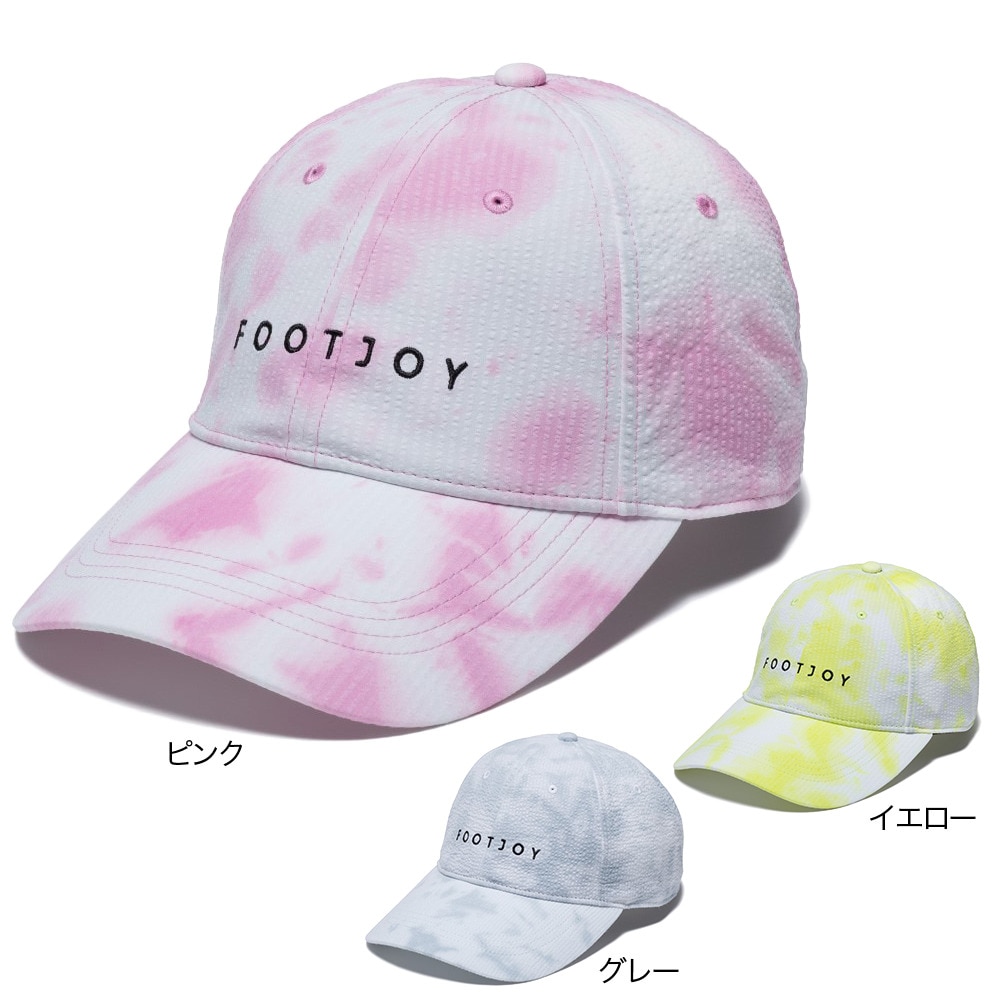 フットジョイ（FOOT JOY）（レディース）ゴルフ シアサッカータイダイプリントキャップ FH24ATDC-0G