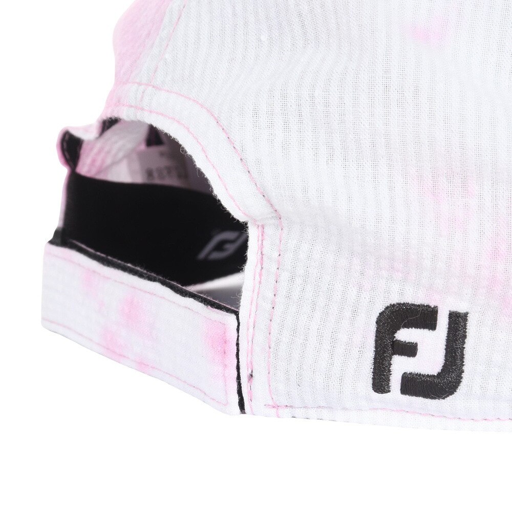 フットジョイ（FOOT JOY）（レディース）ゴルフ シアサッカータイダイプリントキャップ FH24ATDC-5P