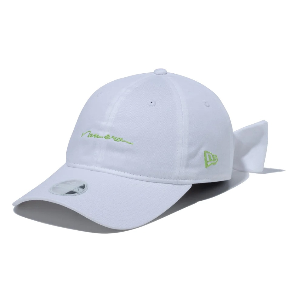 ニューエラ（NEW ERA）（レディース）ゴルフ 9TWENTY ロングバイザー Ribbon Handwritten Logo キャップ 14109128