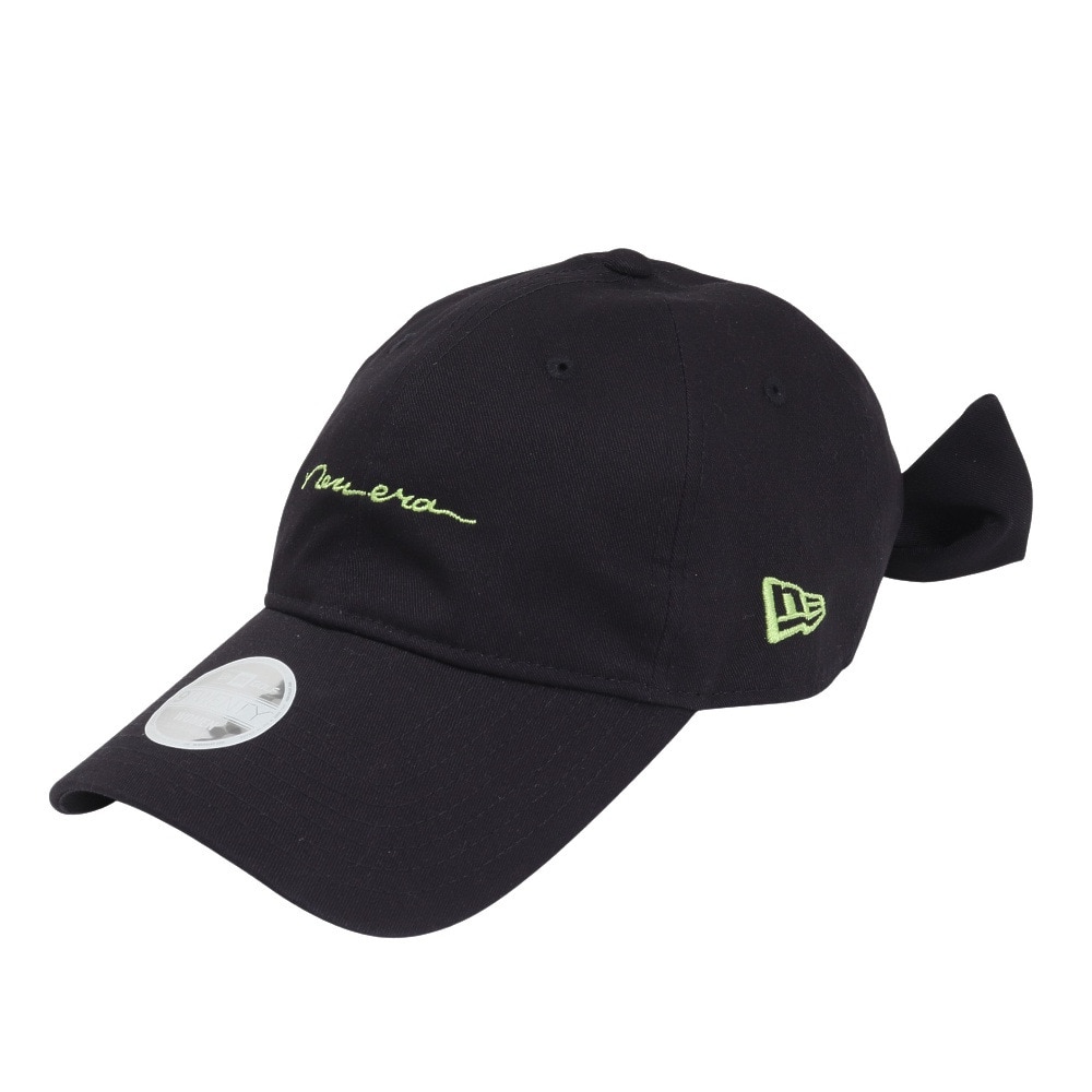ニューエラ（NEW ERA）（レディース）ゴルフ 吸汗速乾 抗菌 9TWENTY ロングバイザー Ribbon Handwritten Logo キャップ 14109129