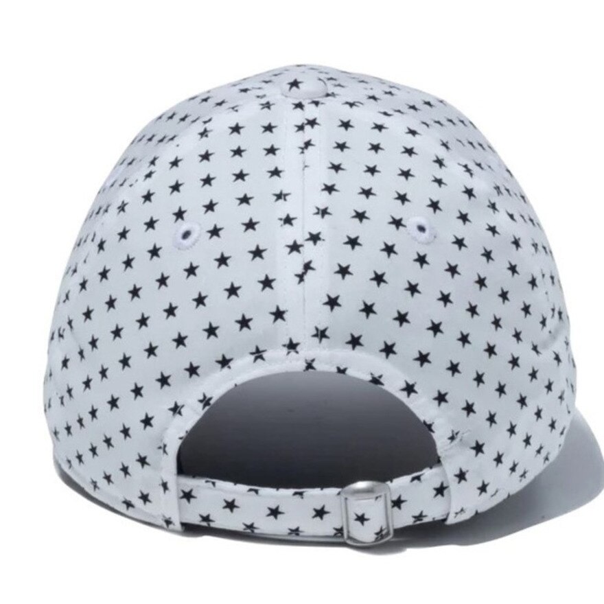ニューエラ（NEW ERA）（レディース）ゴルフ 抗菌 9TWENTY ロングバイザー Star Pattern ホワイト キャップ 14109122