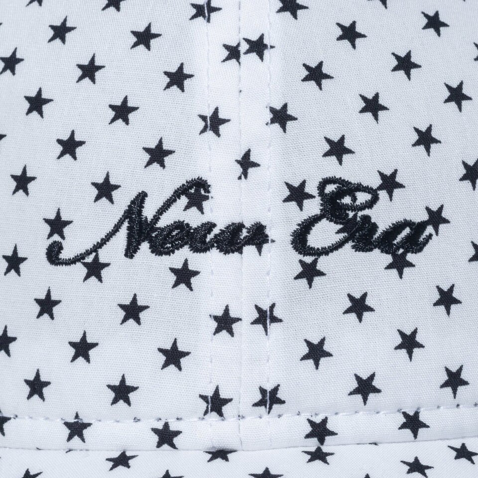 ニューエラ（NEW ERA）（レディース）ゴルフ 抗菌 9TWENTY ロングバイザー Star Pattern ホワイト キャップ 14109122